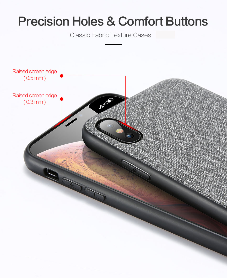 Cloth & Leather Design Phone Case for Huawei