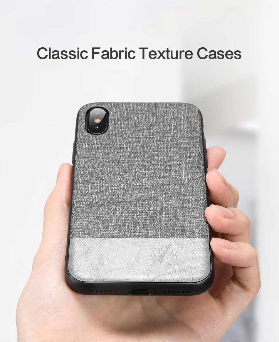 Cloth & Leather Design Phone Case for Huawei