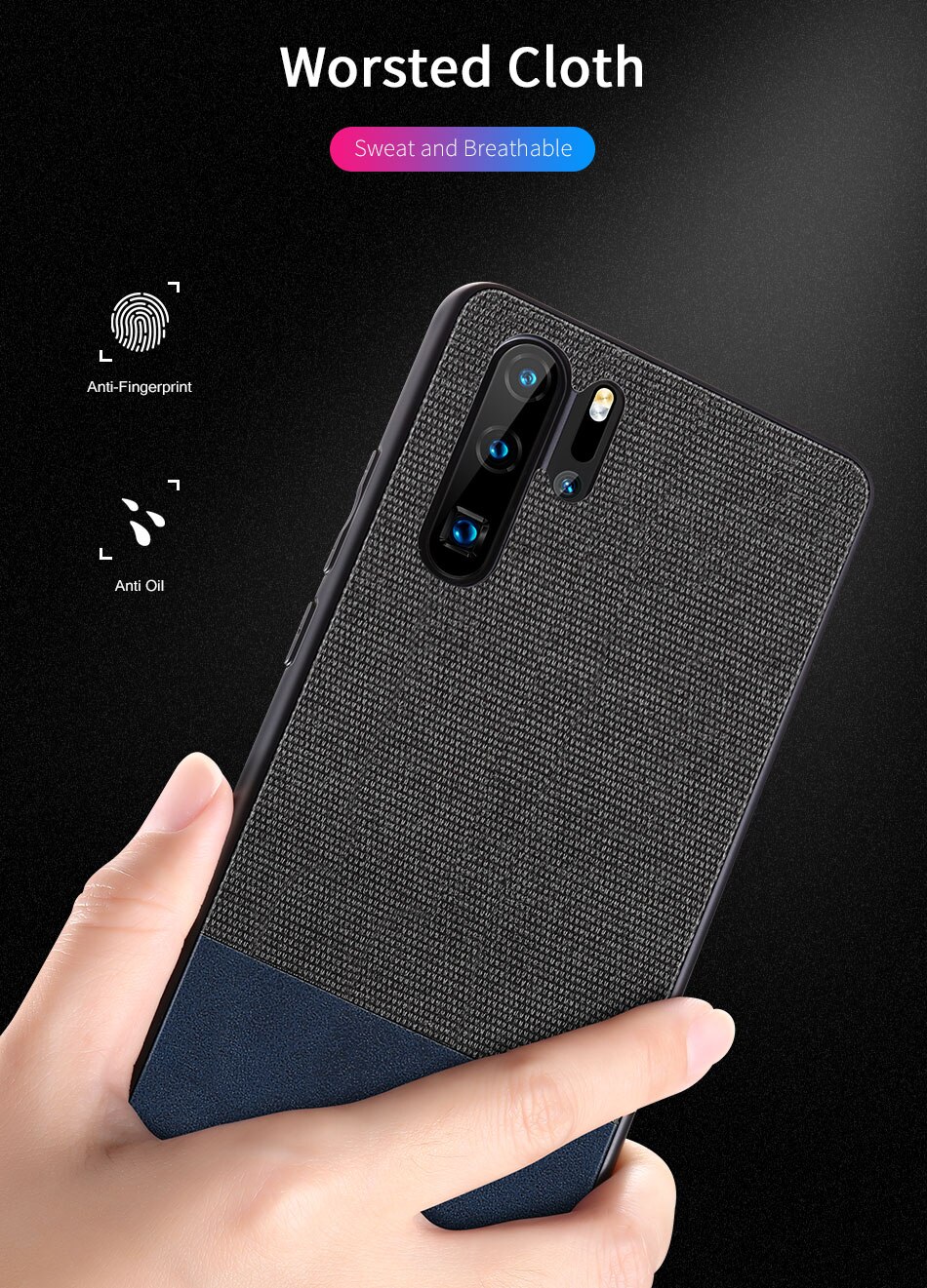 Multicolor Design Cloth Phone Case for Huawei