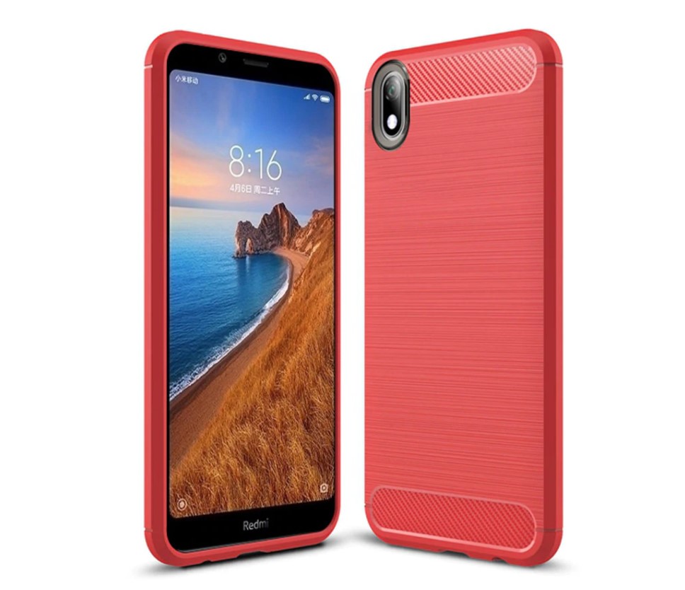 Brushed Metal Design Case for Xiaomi