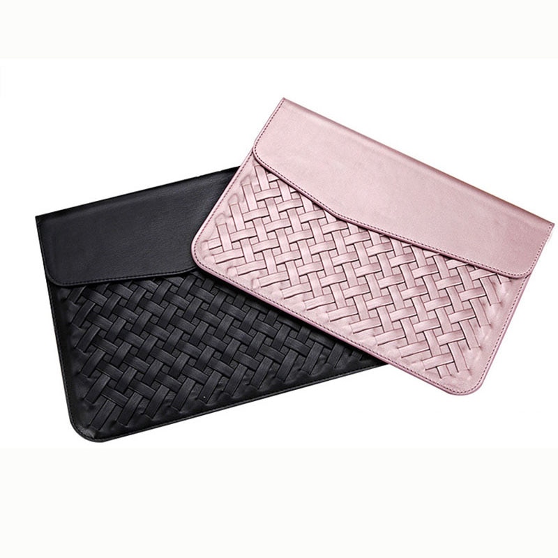 Stylish Shimmering Durable Leather Laptop Case
