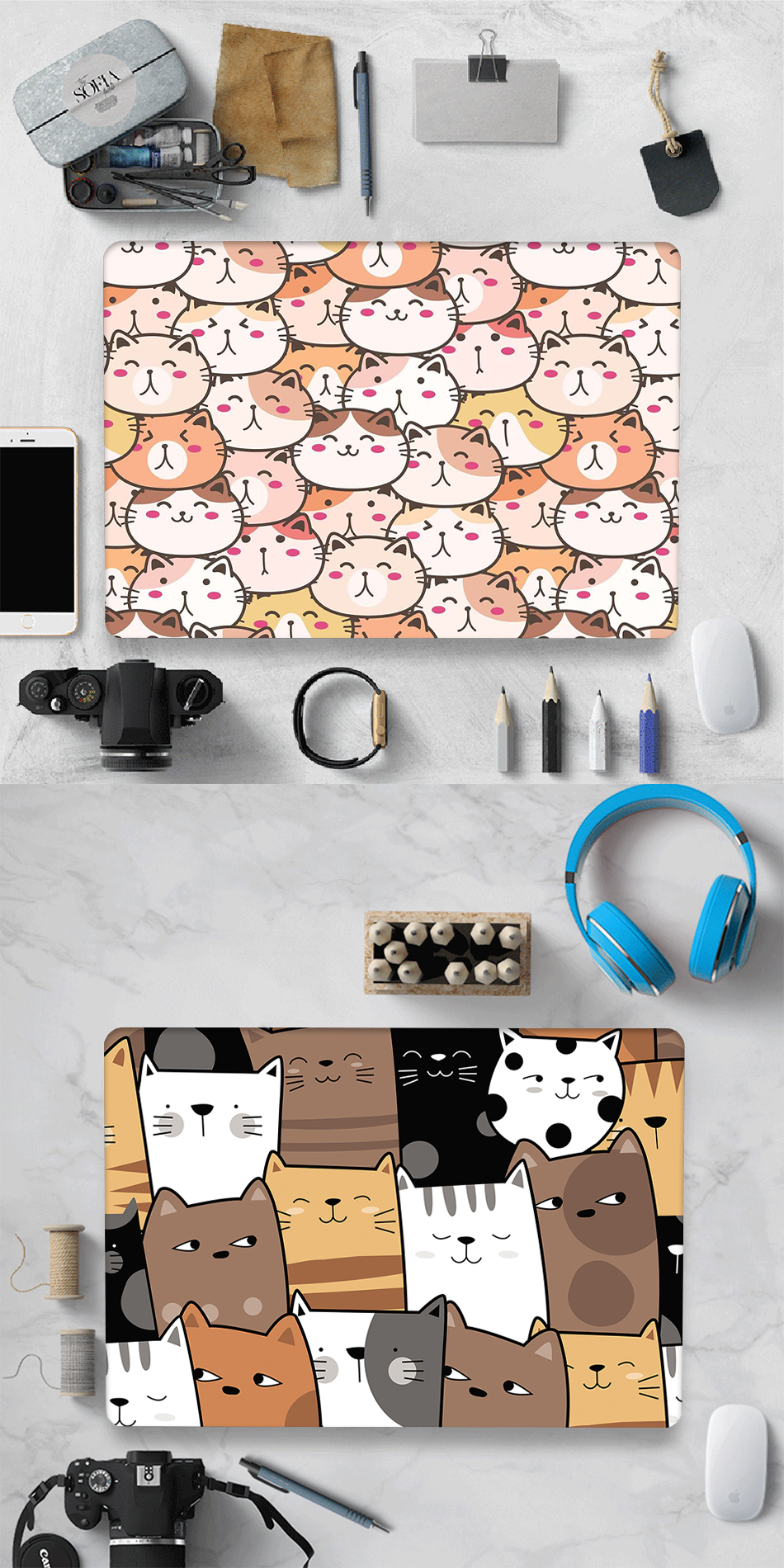 Cartoon Animals Printed Macbook Case