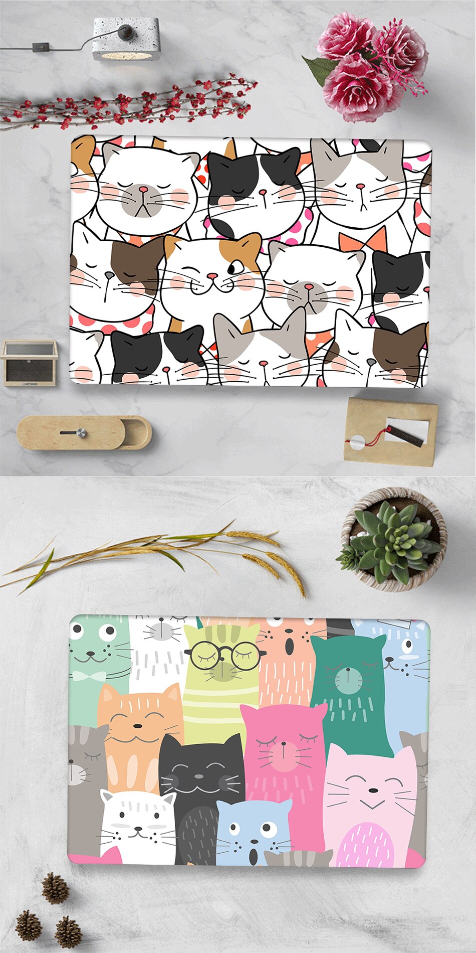 Cartoon Animals Printed Macbook Case