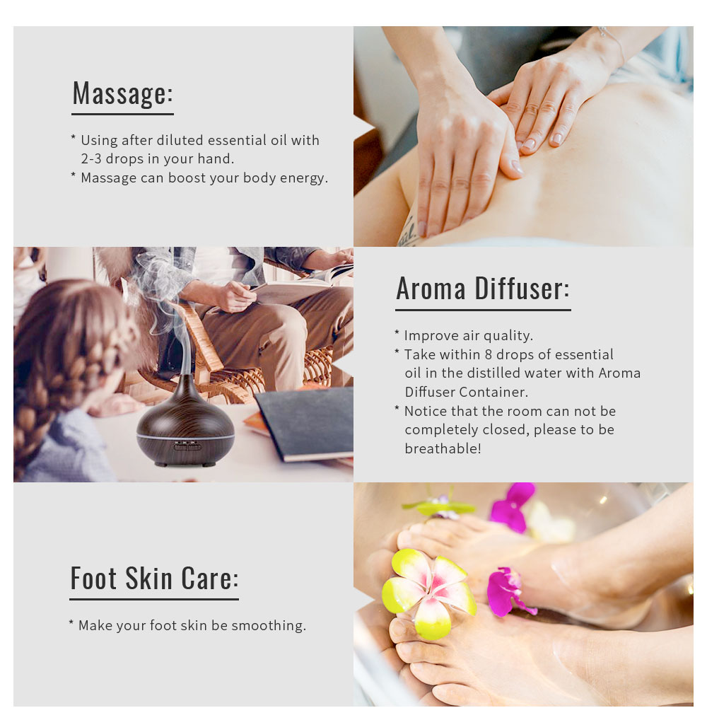 Natural Essential Oil for Aromatherapy