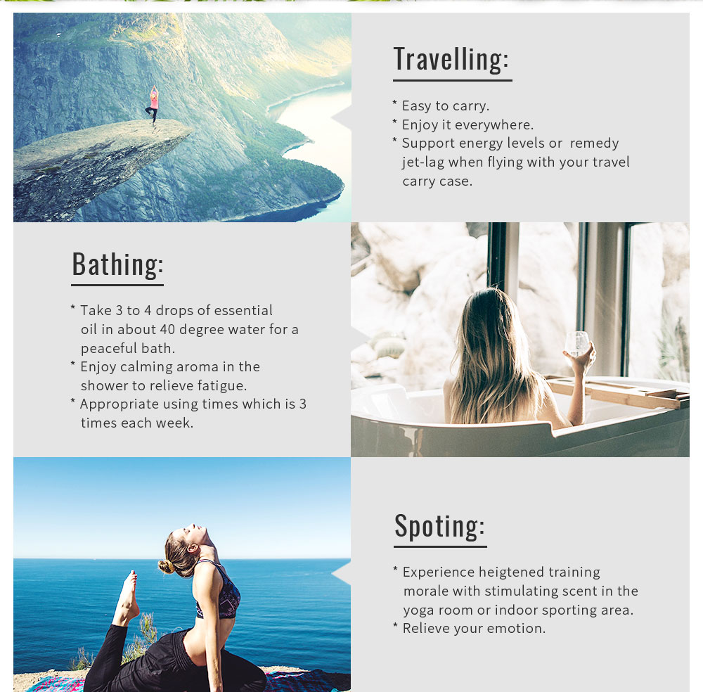 Natural Essential Oil for Aromatherapy