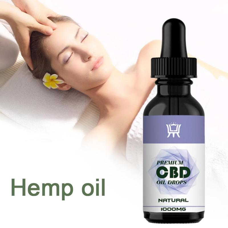 Organic Hemp Seeds Extract Pain Relief Anti Anxiety Body Oil