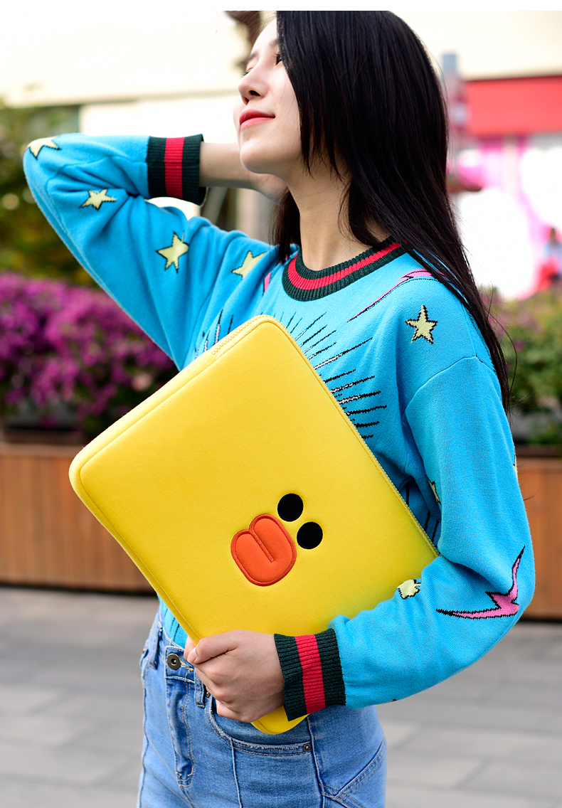 Cartoon Animals Printed Laptop Case