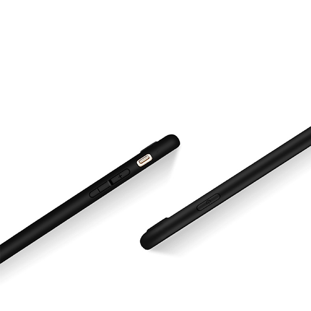 Black Silicone Phone Case for iPhone