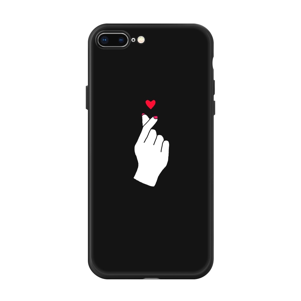 Black Silicone Phone Case for iPhone