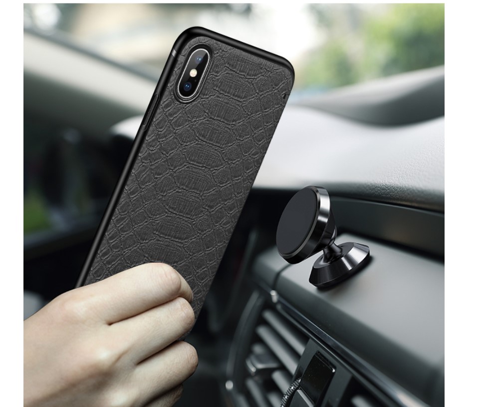 Crocodile Leather Style Case for iPhone