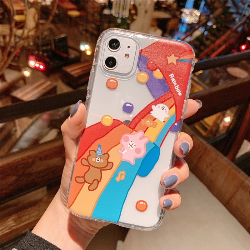 Cartoon Bear Phone Case for iPhone