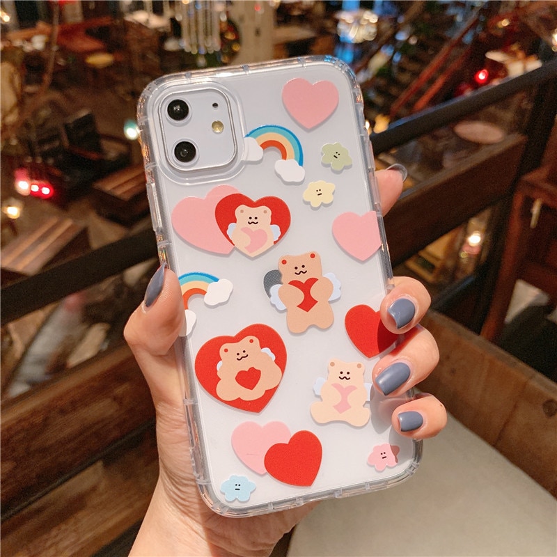 Cartoon Bear Phone Case for iPhone