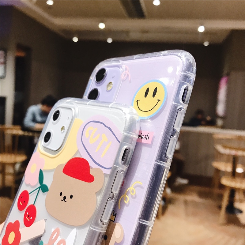 Cartoon Bear Phone Case for iPhone
