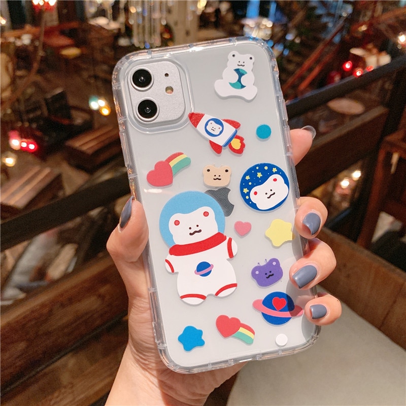 Cartoon Bear Phone Case for iPhone