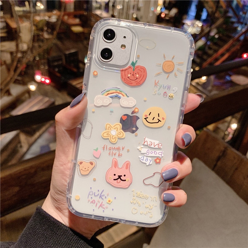 Cartoon Bear Phone Case for iPhone