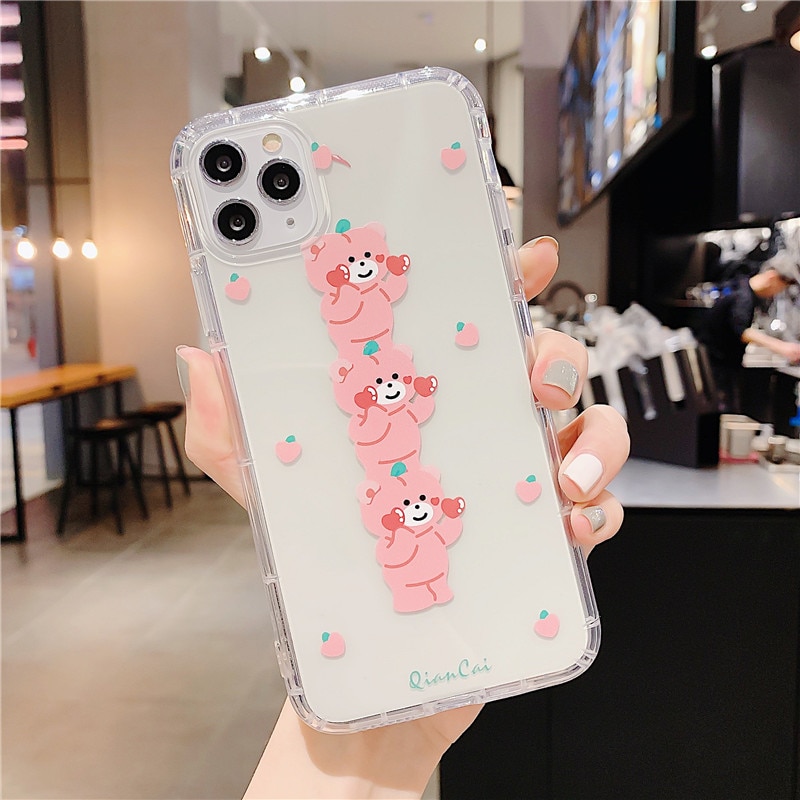 Cartoon Bear Phone Case for iPhone