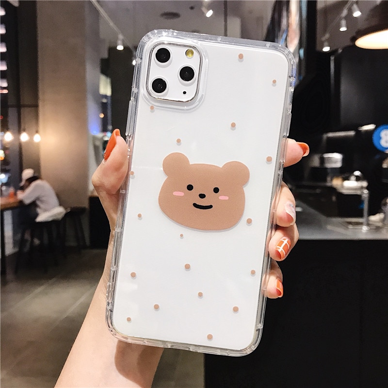 Cartoon Bear Phone Case for iPhone