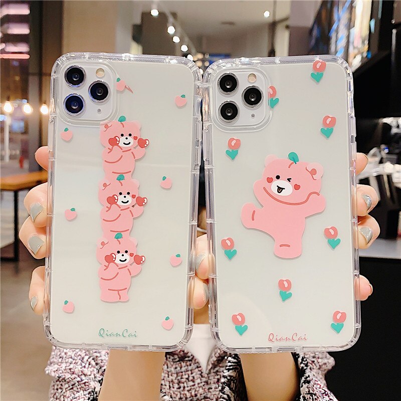 Cartoon Bear Phone Case for iPhone