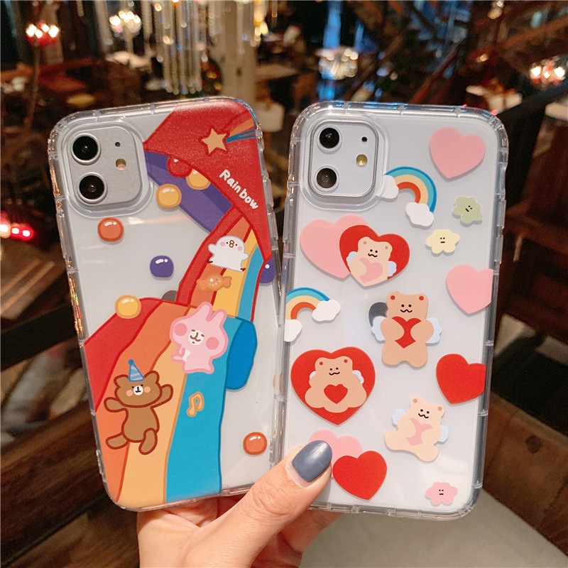 Cartoon Bear Phone Case for iPhone