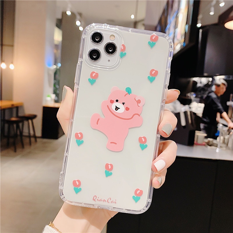 Cartoon Bear Phone Case for iPhone