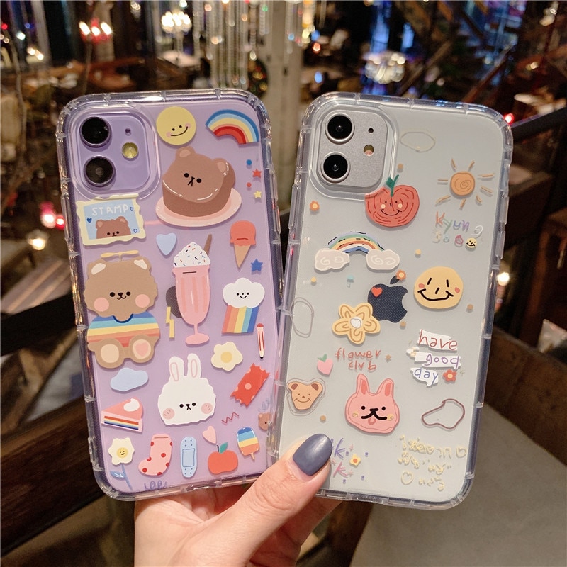 Cartoon Bear Phone Case for iPhone